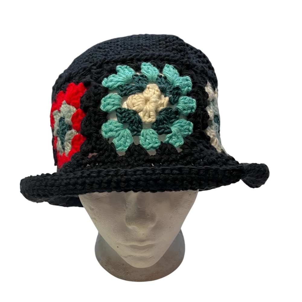 Hand crochet bucket hat